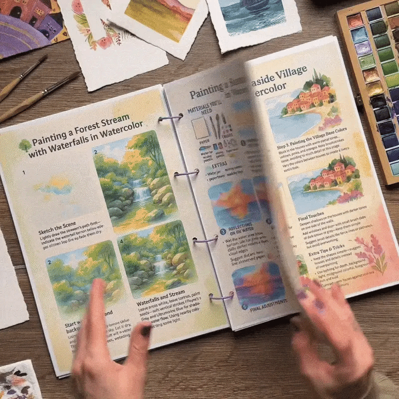 1.000+ Free Watercolor Techniques