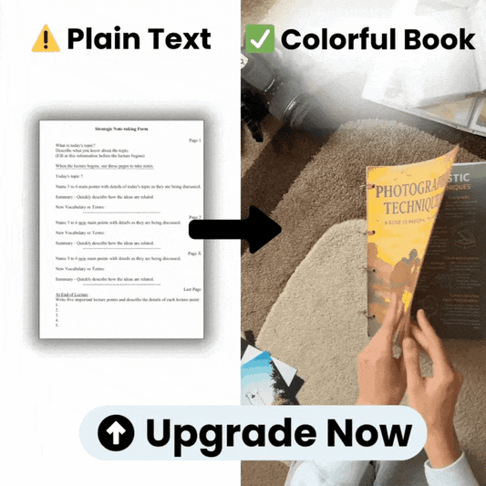 Upgrade From Advanced Black & White Notes To 1000+ Colorful Beginner Friendly Notes